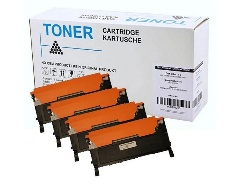 ABC Tonerkartusche, (Kompatibles Set 4x Toner für Samsung SU365A P404C Xpress C430 C430w, Samsung Xpress C430 C430w C480 C480fn C480fw C480w), ABC