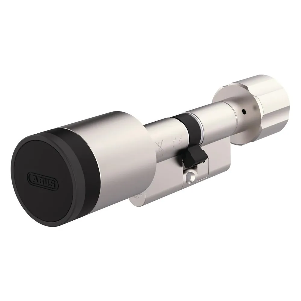 ABUS CYLOX™ One 45 / 45 - Smarter Türzylinder mit Innenknauf - Silber