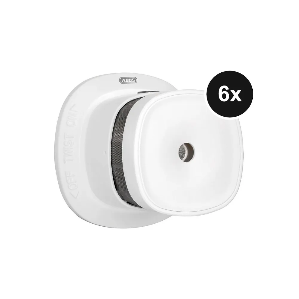 ABUS Z-Wave Rauchmelder - 6er-Set