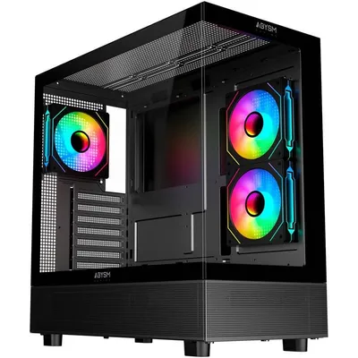 Abysm Gaming Donau Sava H400 Prime Black Atx Box