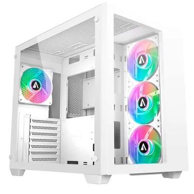 Abysm Danube SAVA 285 BX203 ARGB Tempered Glass USB 3.0 Weiß