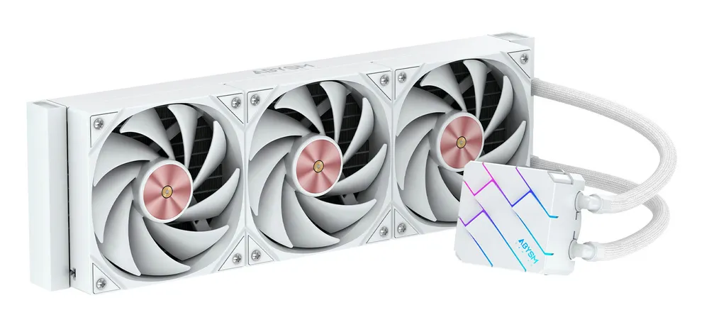 Refrigeración Líquida Abysm Oceanic Tide 360mm 3 Lüfter ARGB Weiß
