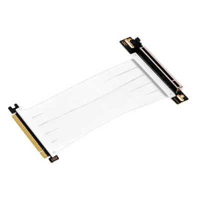 Abysm Gaming Riser-Verlängerungskabel PCIe 4.0 x 16 flexibel weiß