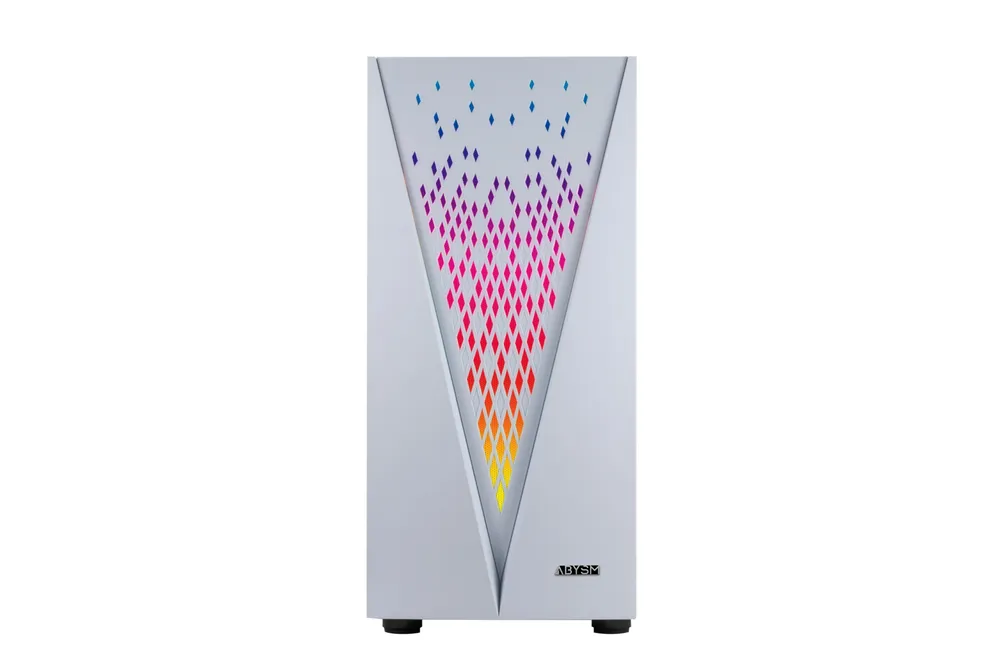 Abysm Gaming Danube Kolpa ARGB PC-Gehäuse ATX gehärtetes Glas USB 3.0 schwarz
