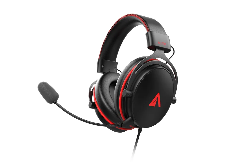 Abysm Gaming AG700 Pro 7.1 Gaming-Kopfhörer Schwarz/Rot