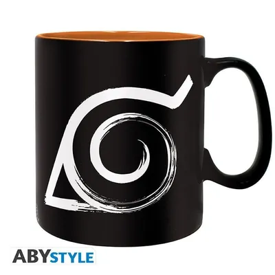 Tasse ABYSTYLE Naruto Shippuden Konoha 0,46 L Keramik Schwarz