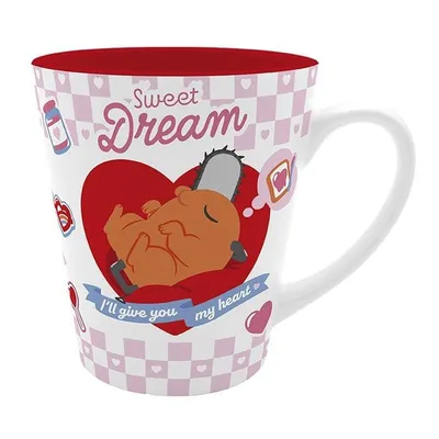 Tasse ABYSTYLE Chainsaw Man Pochita 250ml Keramik Mehrfarbig