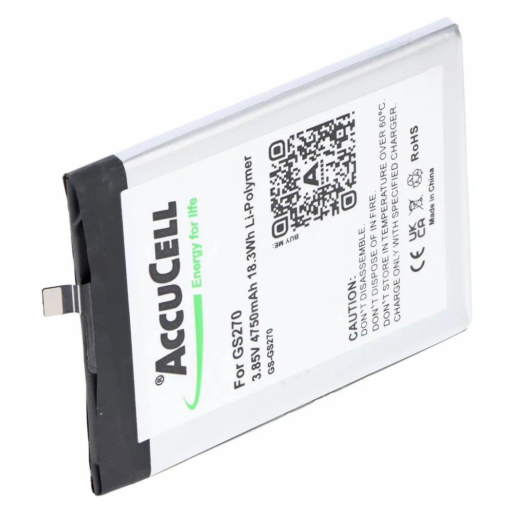 AccuCell Akku passend für Gigaset GS270 Li-Polymer 3.85V 4750mAh 18.3Wh