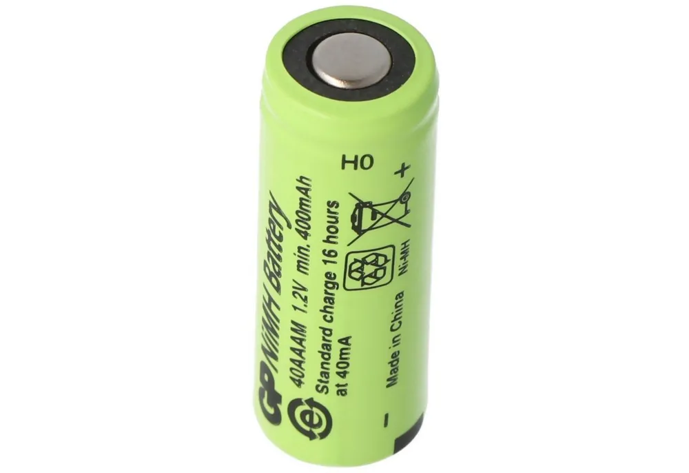 AccuCell Akku NiMH 2/3AAA Flat Top 1,2 Volt mit 400mA ohne Kopf 29x10mm Akku 400 mAh (1,2 V)