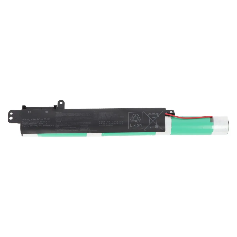 AccuCell Akku passend für ASUS X507UA, Li-Ion, 10,8V, 3000mAh, 32,4Wh