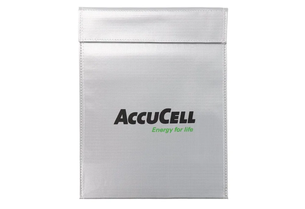 AccuCell LIPO-SAFE Lipo Schutzbeutel klein, Lipos sicher aufbewahren! 23x18cm Batterie
