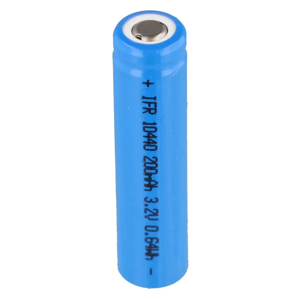 AccuCell IFR 10440 - 200mAh 3,2V LiFePo4 Akku (Button Top) ungeschützt
