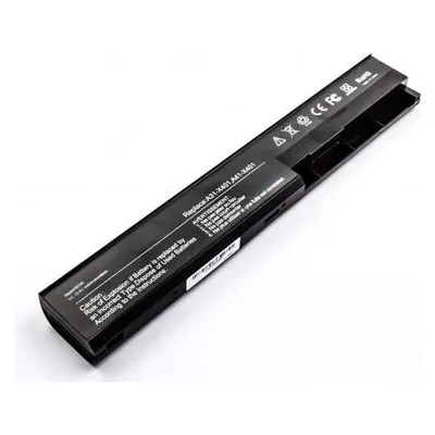AccuCell Akku passend für ASUS F301, A31-X401, Li-Ion, 10,8V, 4400mAh, 47,5Wh, black