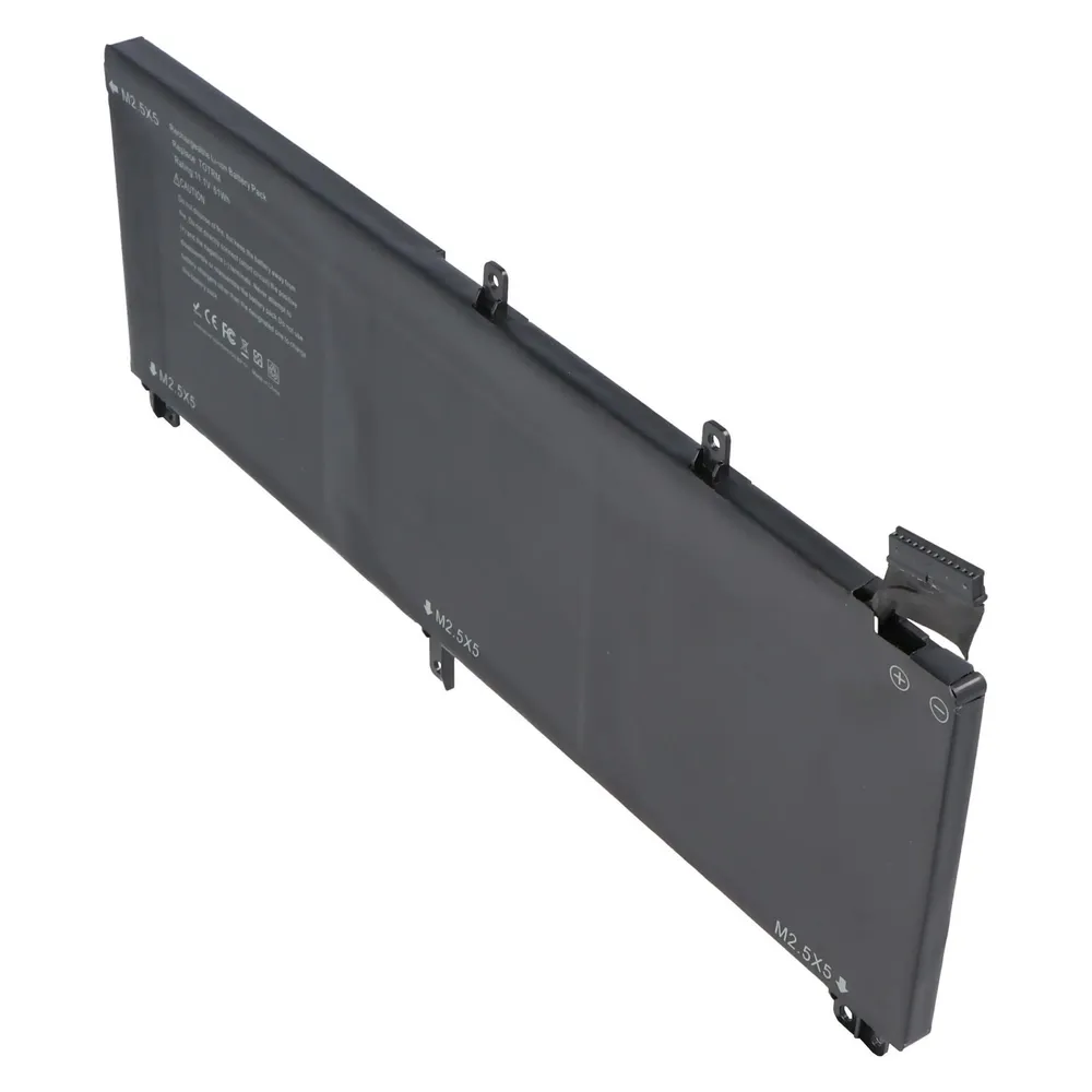 AccuCell Akku passend für Dell XPS 15 9530, H76MY, Li-Polymer, 11,1V, 5500mAh, 61,0Wh, built-in