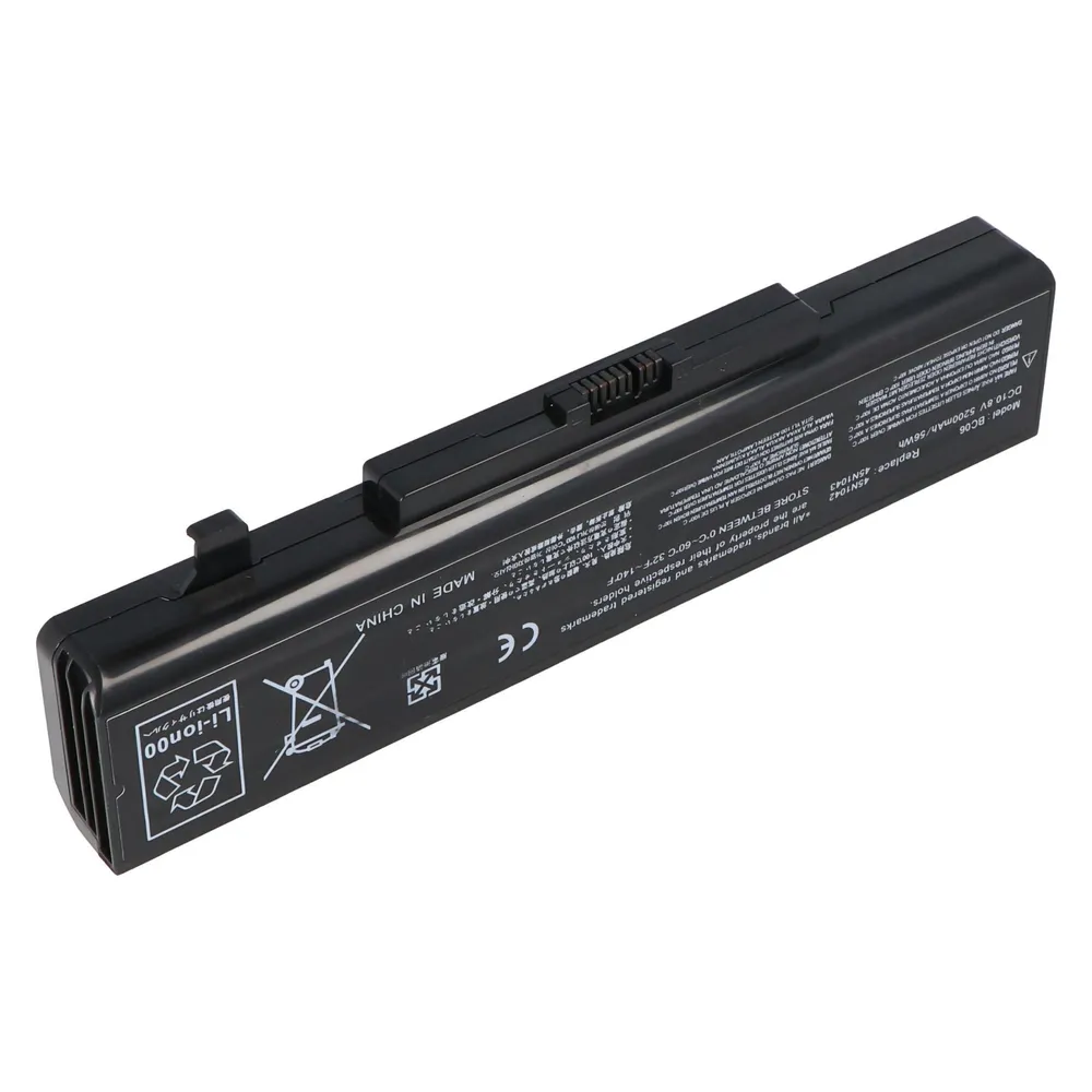 AccuCell Akku passend für Lenovo ThinkPad Edge E430, Li-Ion, 10,8V, 5200mAh, 56,2Wh, black