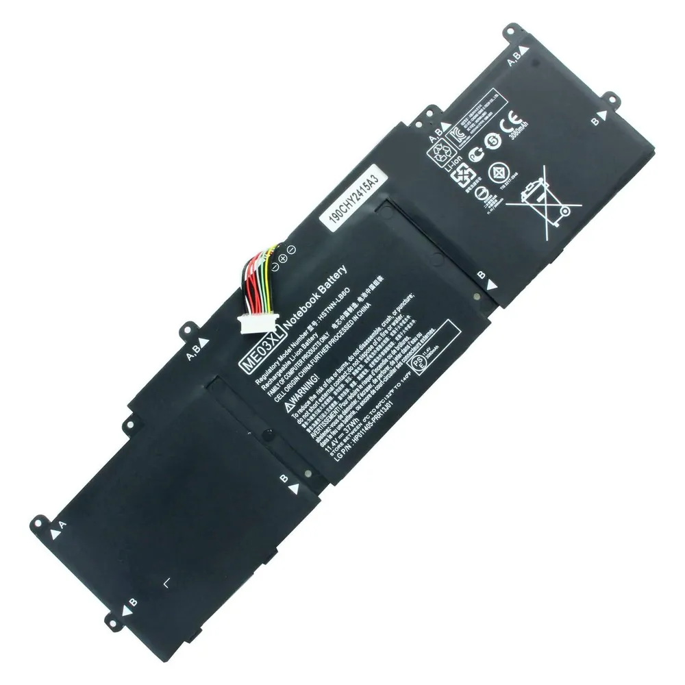 AccuCell Akku passend für HP Stream 11-D010NR, Li-Polymer, 11,4V, 3250mAh, 37Wh, built-in, ohne Werkzeug