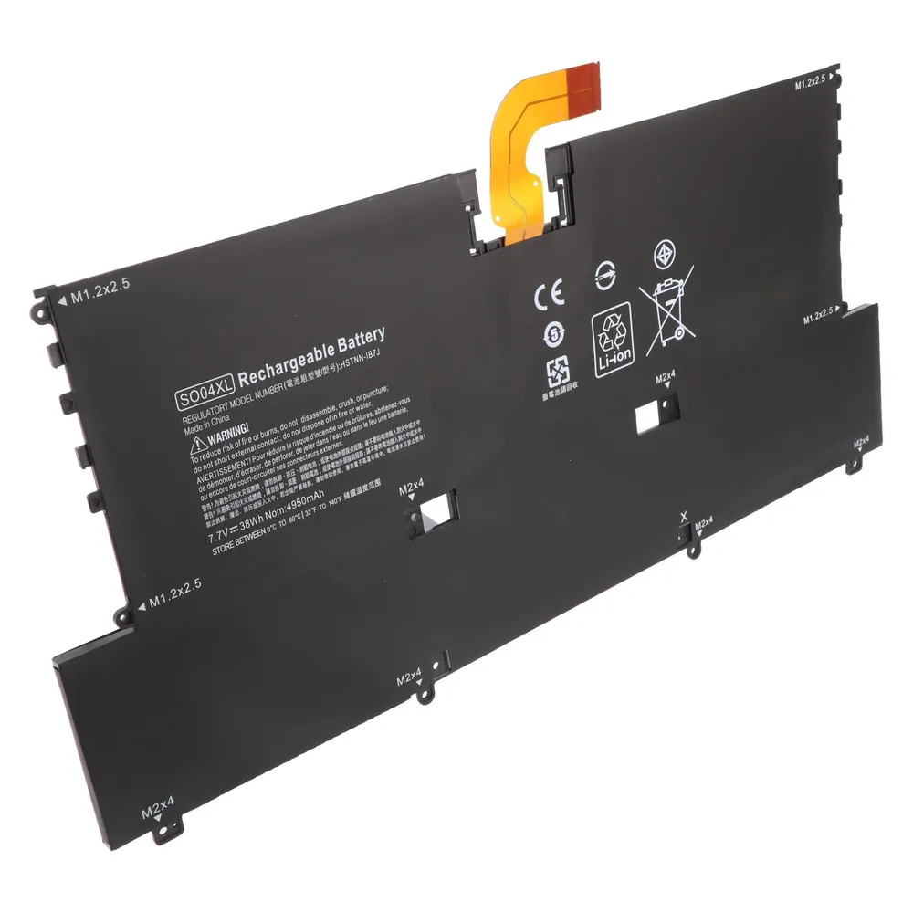 AccuCell Akku passend für HP Spectre 13-V133ng, Li-Polymer, 7,7V, 4935mAh, 38Wh, built-in, ohne Werkzeug