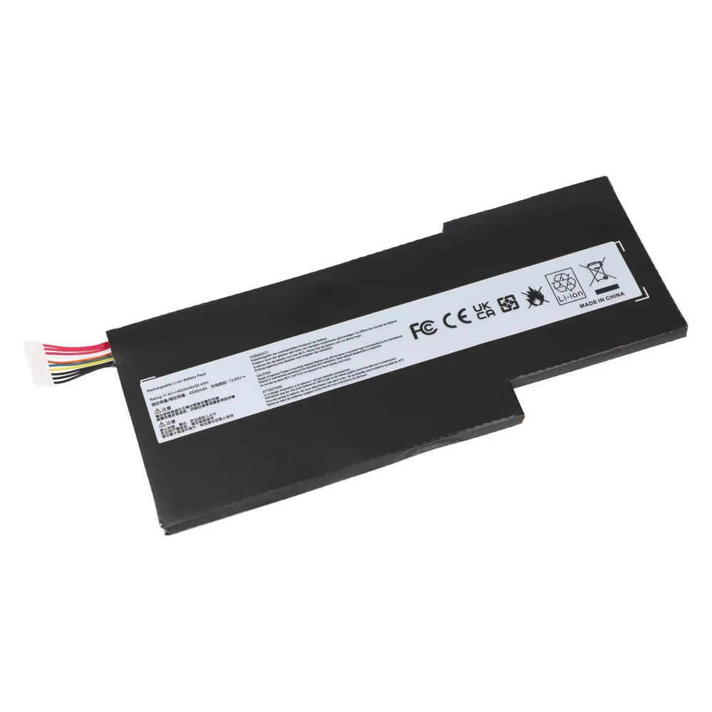 AccuCell Akku passend für MSI GE66, GE66 Raider, Li-Polymer, 11,4V, 4600mAh, 52,4Wh