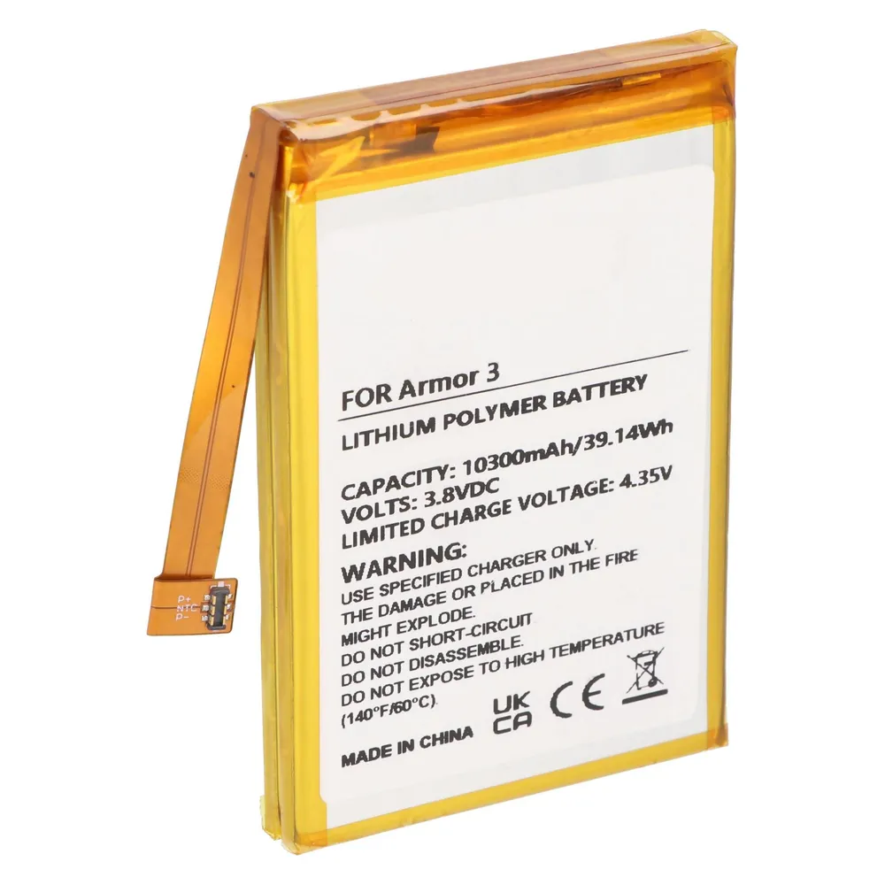 AccuCell Li-Polymer-Akku 10300mAh 3.8V für Ulefone Armor 3 Handy