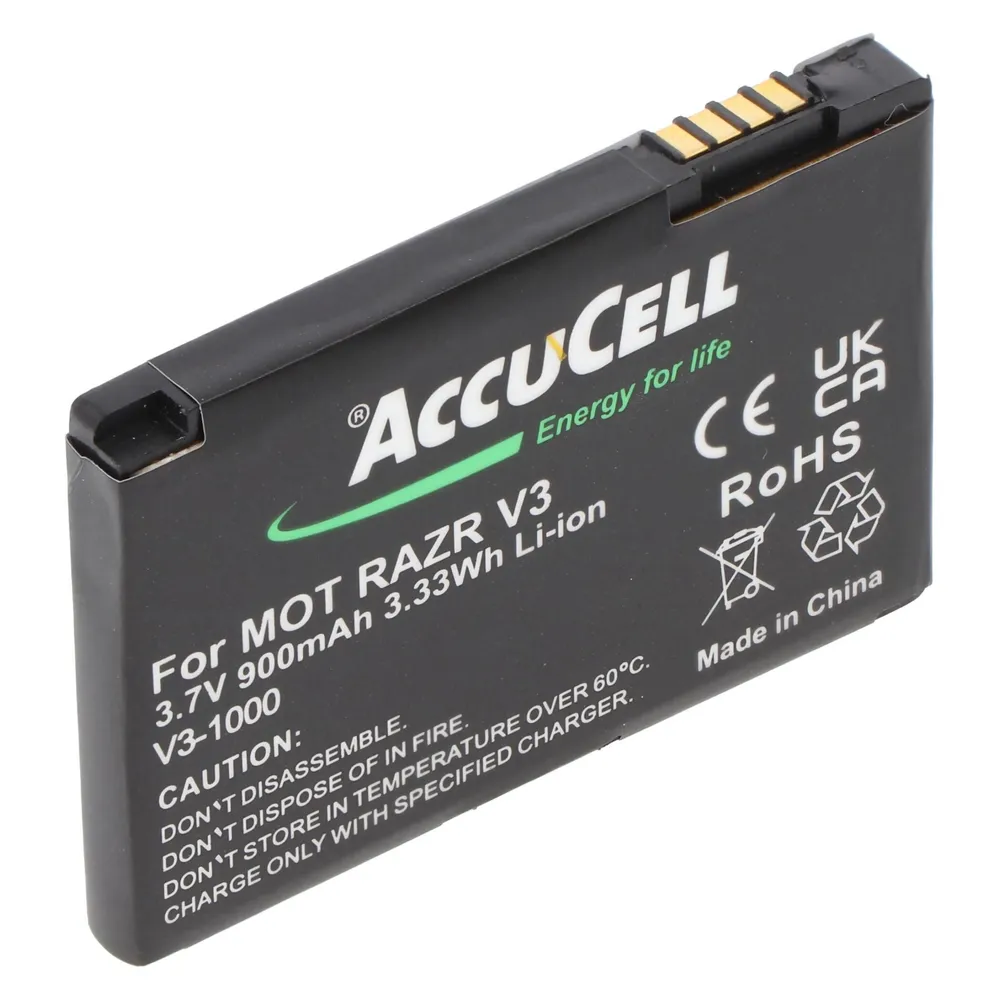 AccuCell Akku passend für Motorola V3 Razr