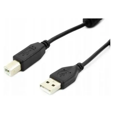 Accura Kabel USB USB 2.0 - USB-B ferryt 1.8m czarny