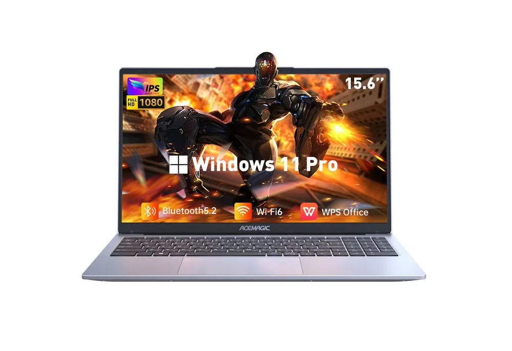 ACEMAGIC Laptop 15,6 Zoll, AMD Ryzen 7 7730U, 16 GB DDR4, 512 GB SSD Gaming Notebook (39,6 cm/15.6 Zoll, AMD R7 7730U, AMD Radeon Grafik, 16 GB, 512 GB SSD, bis zu 4.5GHz, AMD Radeon Grafik, Windows 11 Pro, WiFi 6/BT5.2,Full HD)