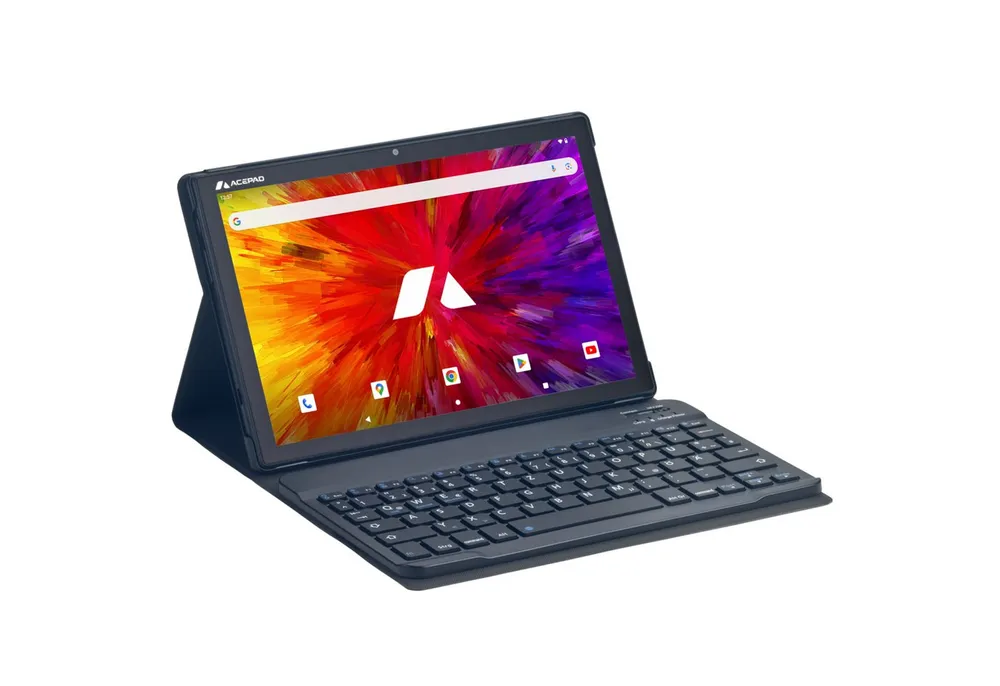 Acepad A131T Tablet mit Tastatur, LTE+WLAN, Performance T616 Prozessor Tablet (10,1", 128 GB, Android, 4G (LTE), Octa-Core, 10", WiFi, mit Bluetooth-Tastatur "FIX)