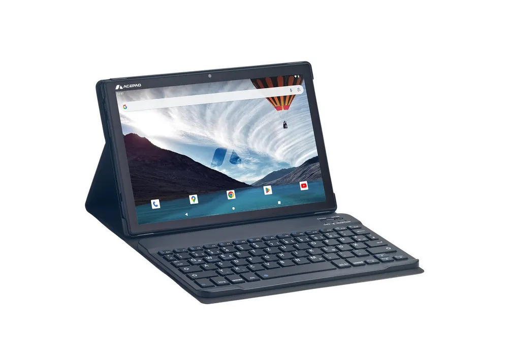 Acepad A151T Full-HD, LTE+WLAN Tablet mit Tastatur Tablet (10.1", 128 GB, Android, 4G (LTE), bis zu 18GB RAM, 10", FHD 1920x1200, Android 16, mit BT-Tastatur Fix)