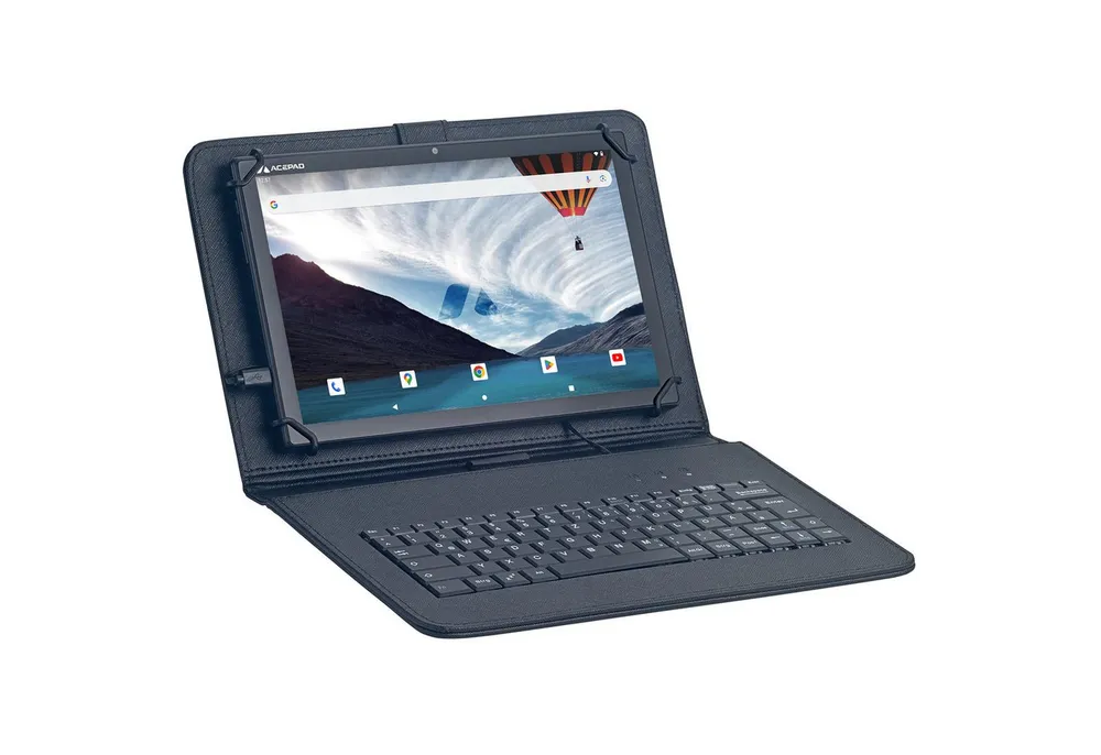 Acepad A151T Full-HD, LTE+WLAN Tablet mit Tastatur Tablet (10.1", 128 GB, Android, 4G (LTE), bis zu 18GB RAM, 10", FHD 1920x1200, Android 16, mit USB-Tastatur)