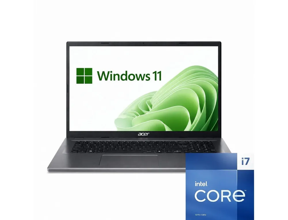 Acer Aspire A17 Business-Notebook (43,9 cm/17.3 Zoll, Intel Core i7 13620H, Intel UHD Grafik, 16 GB, 500 GB SSD)