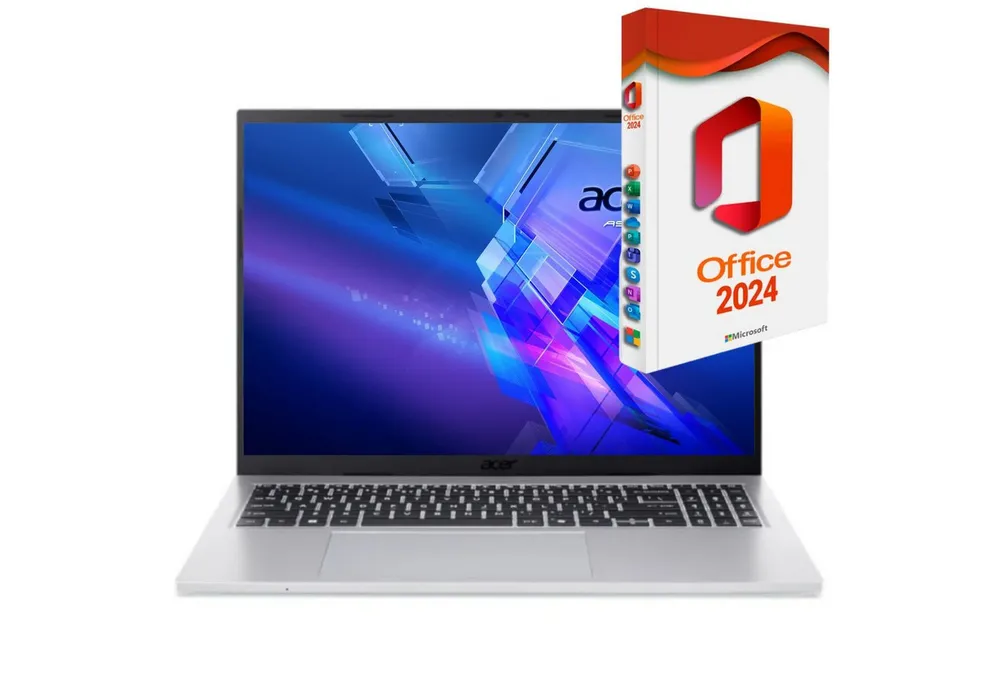 Acer Aspire GO 16 - Core i3 mit MS Office 2024 Pro (Vollversion), Business-Notebook (40,60 cm/16 Zoll, Intel Core i3 1305U, Intel Grafik, 8 GB, 256 GB SSD, inkl. Windows 11 Pro & MS Office 2024 Pro (Vollversion)