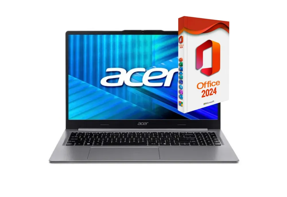 Acer Extensa 15 - Ryzen 7 Business-Notebook (AMD Ryzen 7 7730U, AMD Graphics, 8 GB, 0 GB HDD, 256 GB SSD, Windows 11 Pro und Microsoft Office 2024 Professional (Dauerversion)
