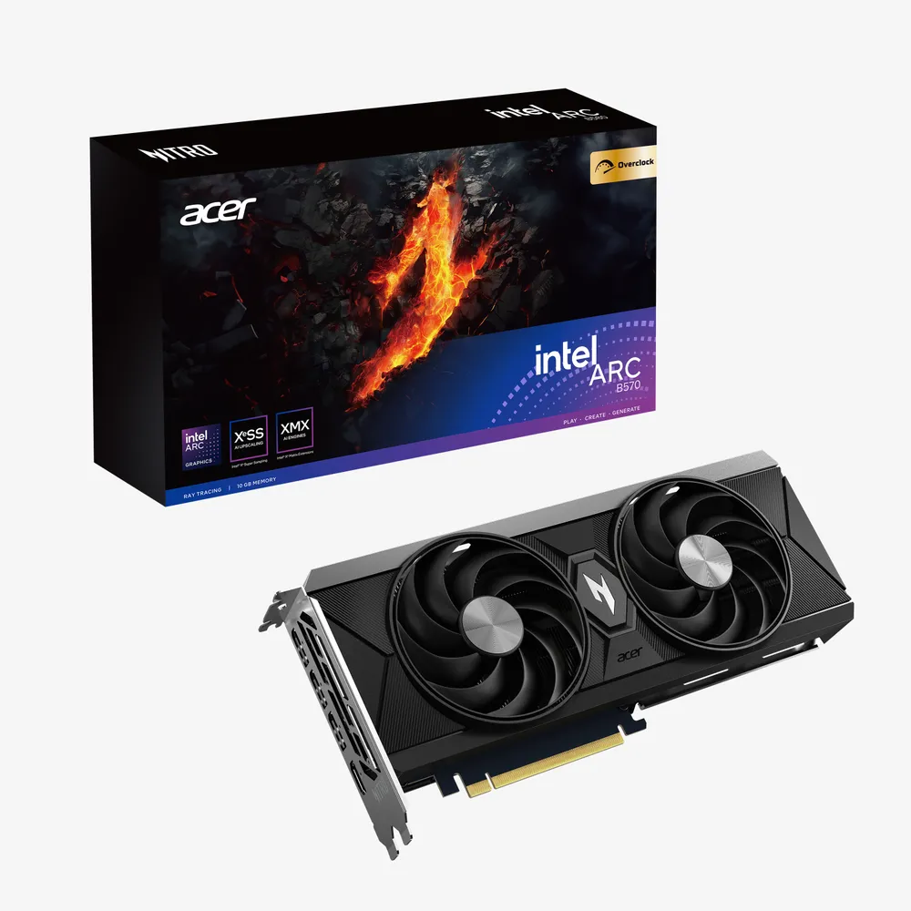 Acer Nitro Intel Arc B570 OC Grafikkarte
