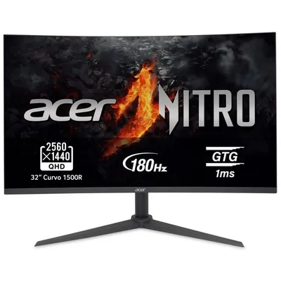 Acer NITRO XZ0 XZ320QU S3 Computerbildschirm 80 cm (31.5") 2560 x 1440 Pixel Wide Quad HD LCD Schwarz