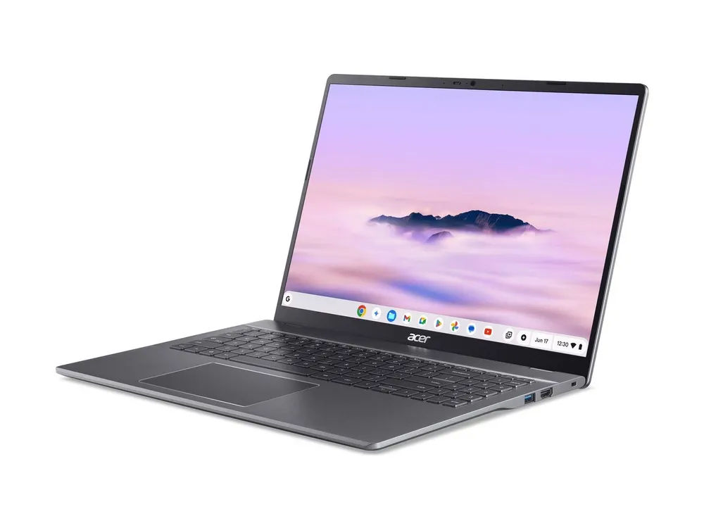 Acer Plus 516 Laptop Intel Core 5 120U 16GB RAM 256GB ChromeOS Chromebook (40,64 cm/16 Zoll, Intel Core 5 120U, Intel® Iris® Xe Graphics, 16 GB, 256 GB SSD, FHD-Kamera, 2x USB Type-A, 2x USB Type-C, HDMI 1.4)