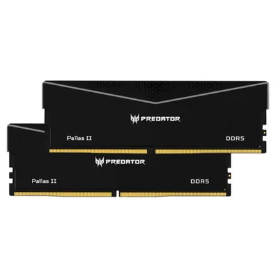 Acer Predator Pallas II DDR5 6000 MHz 32 GB 2 x 16 GB CL32 Schwarz Intel XMP und AMD EXPO