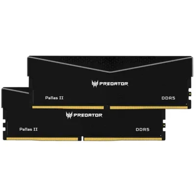 Acer Predator Pallas II DDR5 6000 MHz 32 GB 2 x 16 GB CL34 Schwarz Intel XMP 3.0 und AMD EXPO