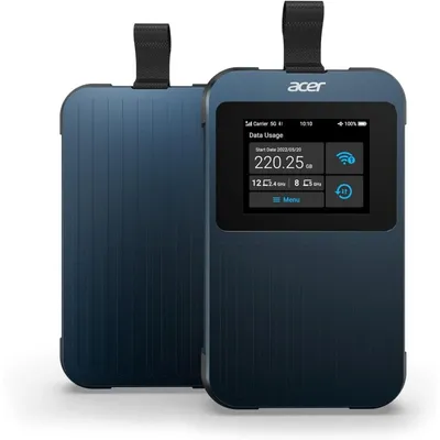 Acer Connect Enduro M3 Router 5G Mobiler Hotspot, WiFi 6 Dualband-Router, 2,4" Touch, NanoSim