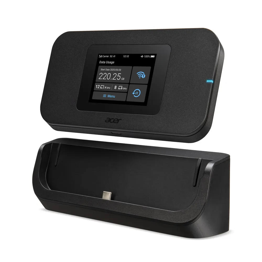 Router Acer Connect M4D 5G WiFi 6 1,7 Gbit/s Dual-Band Tragbar Schwarz