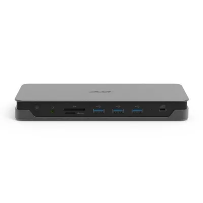 Acer USB Typ-C Gen1 Dock 3x USB-A 3.2 Gen 1/2x USB-C 3.2 Gen 2/2x HDMI/1x DisplayPort/1x RJ-45
