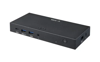 Dockingstation Acer Vero MST Dock M33 100W USB-C 3x Video Gigabit LAN Schwarz