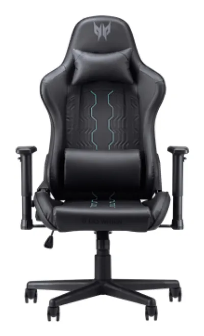 Acer Predator Rift Go Gaming-Stuhl, Schwarz/Blau, 120 kg, 1D Armlehnen, Stahlrahmen