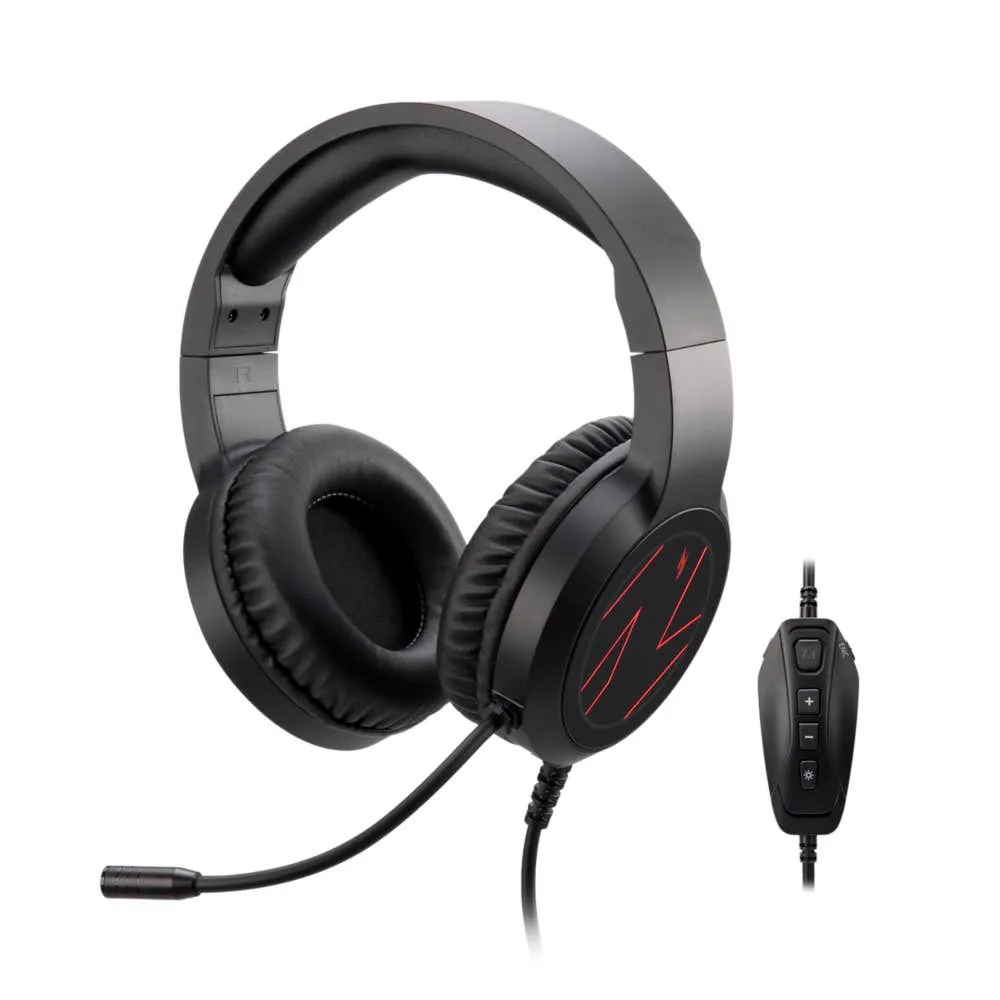 Acer Nitro NHW310 Headset kabelgebunden USB 7.1 Gaming mit Geräuschunterdrückung Schwarz