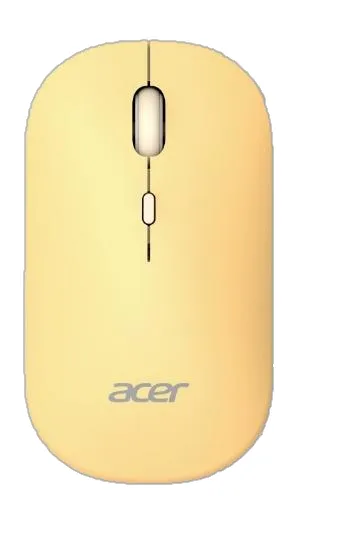 Maus Acer AMR130 Bluetooth 5.2 1600DPI Gelb Dual 2.4GHz 4 Tasten Ergonomisch
