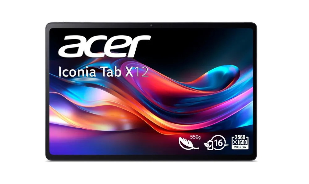 Iconia X12 (X12-11-873D), Olivine Black, 12,6 Zoll, 2.5K, IPS, 128 GB, 8 GB DDR4, MediaTek MT878