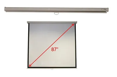 Acer M87-S01MW Manuelle Projektionsleinwand 174x174 87" Mattweiß