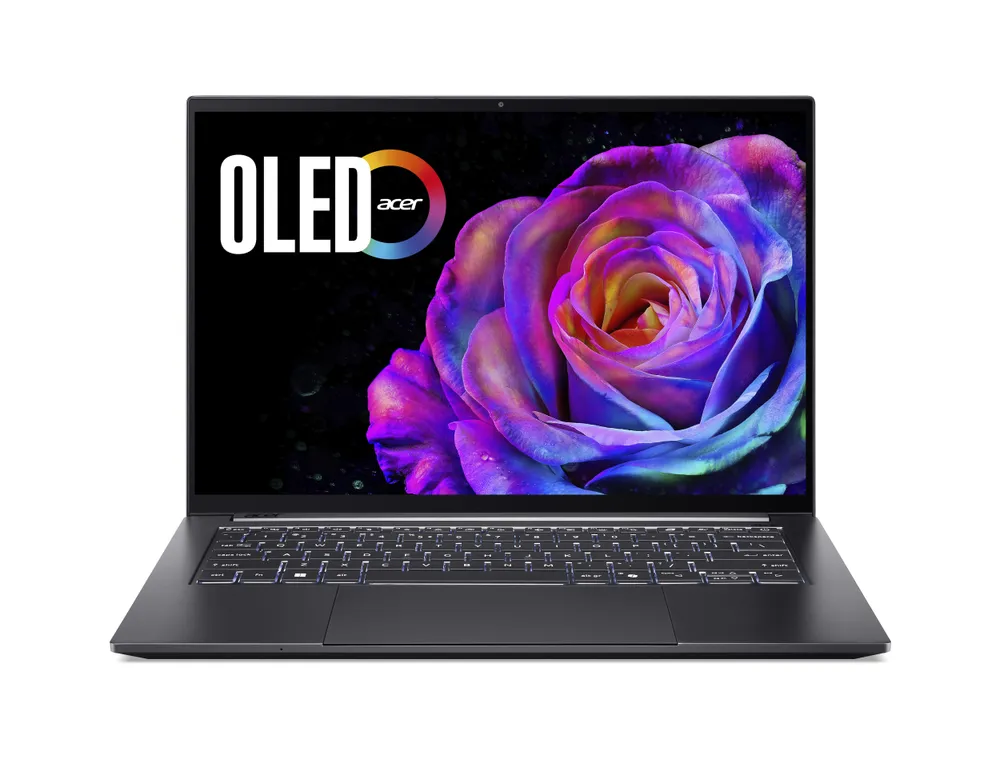 Acer Swift X 14 AI SFX14-61G | nx.ja8eg.00c | 180°-Scharnierdesign - AMD Ryzen AI 7 350 / 2 GHz