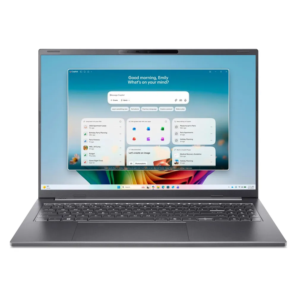 Acer Aspire 16 AI OLED A16-I71M-735R 16" WUXGA Core U7 355 16GB/512GB Win11