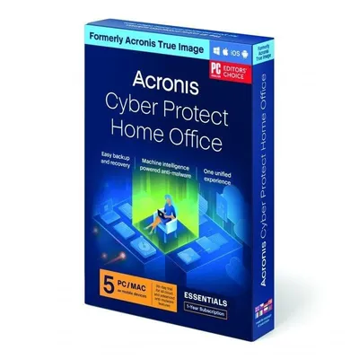 Softwarelizenz Acronis Cyber Protect Essentials 5 Geräte 1 Jahr Digital
