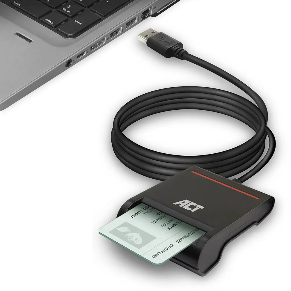 ACT USB 2.0 Smart Card ID Reader